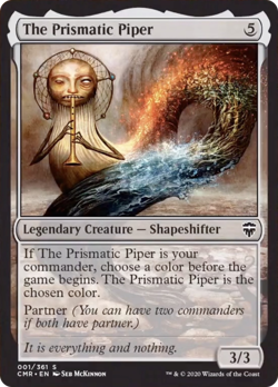 The Prismatic Piper FOIL Commander Legends MINT Common MAGIC MTG CARD ABUGames - Image 1