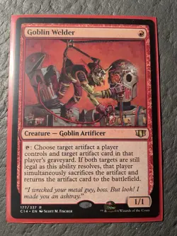 Magic Goblin Welder Commander 2014 Card 177/337 - Image 1