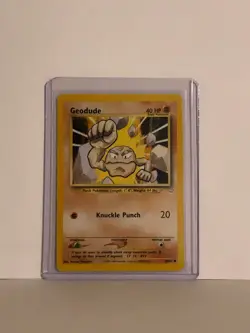 Geodude Pokemon Card, Neo Revelation Set Common, 44/64 (2000) - Image 1