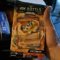 Pokemon TCG Factory Sealed Victini ex Battle Deck - 60 Card Deck - Image 1