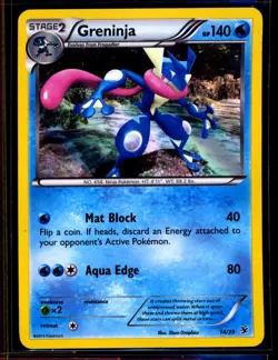 Greninja 14/39 Kalos Starter Set Holo TCG Pokemon LP 0408#6 - Image 1