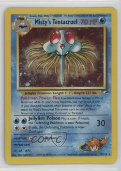 Misty's Tentacruel Holo Pokemon Gym Heroes #10 2000 - Image 1