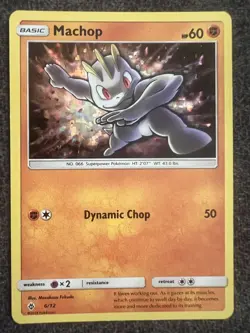 Machop 6/12 McDonald's Promo Holo Pokemon Card NM/LP - Image 1