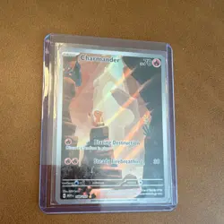 Pokemon Charmander Full Art Holo Illustration Rare Scarlet & Violet 151 168/165 - Image 1