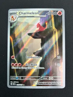 Charmeleon 169/165 Scarlet & Violet 151 Pokemon TCG Illustration Rare Card - Image 1