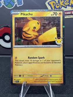 2026 Pikachu 051 Stamped Pokemon Day 30th Anniversary Promo - Image 1