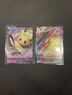 Pokemon Mimikyu v and Mimikyu Vmax (2) Card Lot - Image 1