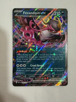 Fezandipiti ex 142/217 Double Rare Ascended Heroes Pokemon Near Mint - Image 2