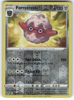 Forretress 114/185 Vivid Voltage Reverse Holo Pokemon TCG - Image 1