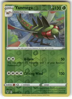 Yanmega 007/185 Vivid Voltage Reverse Holo Pokemon TCG - Image 1