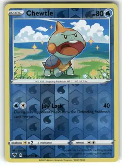 Chewtle 038/185 Vivid Voltage Reverse Holo Pokemon TCG - Image 1