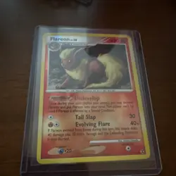 Pokemon TCG Flareon 19/111 Rising Rivals Reverse Holo Rare Stage 1 80 HP English - Image 1