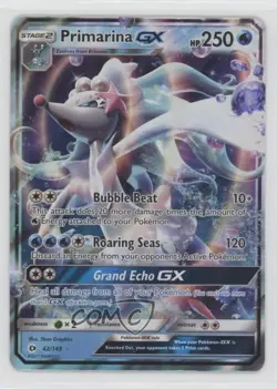 Primarina GX Pokemon Sun & Moon Base #42 - Image 1