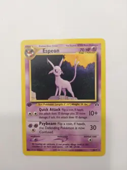 Pokemon TCG Espeon Neo Discovery 20/75 Rare 1st Edition - Image 1