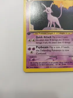 Pokemon TCG Espeon Neo Discovery 20/75 Rare 1st Edition - Image 4