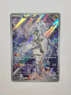 N's Reshiram 167/159 Illustration Rare SV09: Pokemon TCG NM - Image 1