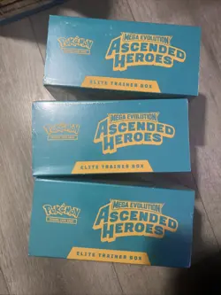 Pokemon Ascended Heroes Elite Trainer Box ETB Lot Of 3 IN HAND BRAND NEW SEALED - Image 5