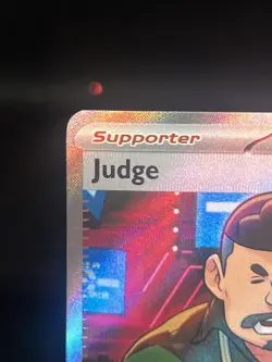 Pokemon TCG Judge 228/091 Paldean Fates Ultra Rare NM - Image 2