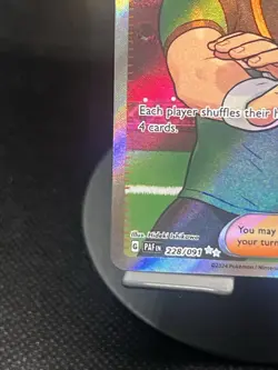 Pokemon TCG Judge 228/091 Paldean Fates Ultra Rare NM - Image 5