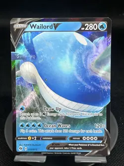 Pokemon TCG Wailord V 013/073 Champion's Path Ultra Rare NM - Image 1