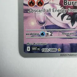 Pokemon TCG - Chandelure - 103/086 - Illustration Rare - SV: White Flare Minty - Image 2