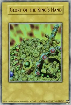 Glory of the King's Hand NA King of Games: Yugi's Legendary Decks NM Card - Image 1