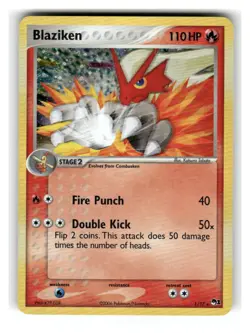 Blaziken 1/17 Rare POP Series 1 Pokemon Holo Moderately Played - Image 1