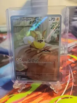 Pokemon TCG Phantasmal Flames Yamper 99/94 Illustration Rare - Image 1