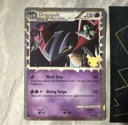 Pokemon TCG Dragapult Prime SWSH132 Black Star Promo Celebrations NM OBO - Image 1