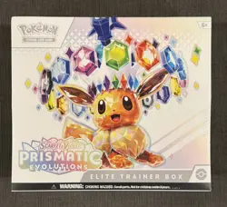 Pokemon TCG Prismatic Evolutions ETB Elite Trainer Box FACTORY SEALED & NEW - Image 1
