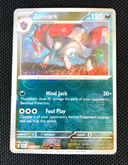 Zoroark 062/086 SV: White Flare Holo Master Ball Pattern Pokemon TCG 🔥📈 - Image 1