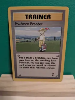 Pokemon Breeder 105/130 Pokemon Base Set 2 - Image 1