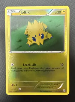 Pokemon TCG Joltik Black & White Base Set 45/114 Reverse Holo - Ungraded - Image 1