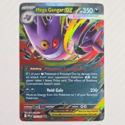 Pokemon TCG Mega Gengar EX Holo Double Rare 056/094 Me02 Phantasmal Flames 350 … - Image 1