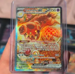 Pokemon TCG Dachsbun ex 169/142 SV07 Stellar Crown SIR Full Art Holo 250HP - Image 2
