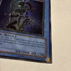 Black Luster Soldier SYE-024 Ultra Rare 1st Edition Yugioh 989 MP - Image 3