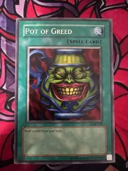 Pot of Greed LOB-119 Rare NM-M Unlimited Edition - Image 1