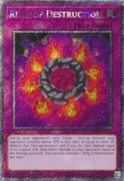 Ring of Destruction (Platinum Secret Rare) Platinum Secret Rare Quarter Century - Image 1