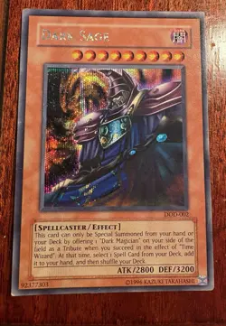 Yu-Gi-Oh Dark Sage DOD-002 Secret Rare Holo Promo HP/MP Xbox Dawn Of Destiny - Image 1