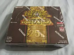 Konami Yu-Gi-Oh! Quarter Century BONANZA Booster Box 1st Edition Factory Sealed! - Image 1