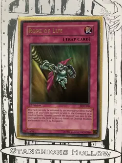 Yu-Gi-Oh! TCG Rope of Life - Pharaonic Guardian (1st Edition, PGD-105) UR VLP - Image 1