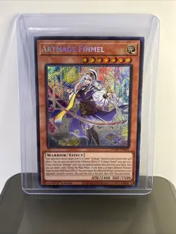 YUGIOH ARTMAGE FINMEL DUAD-EN009 SECRET 1ST ED NM - Image 1