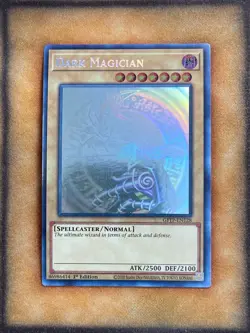 Yugioh Dark Magician GFTP-EN128 Ghost Rare 1st Ed NM - Image 1