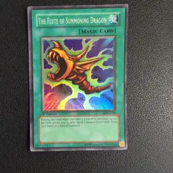 Yu-Gi-Oh! Flute of Summoning Dragon SDK-E039 1st Edition Super Rare holo bleed - Image 2