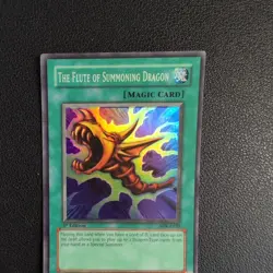 Yu-Gi-Oh! Flute of Summoning Dragon SDK-E039 1st Edition Super Rare holo bleed - Image 3