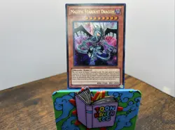 Yugioh Malefic Stardust Dragon JUMP-EN043 Ultra Rare Limited Edition - Image 1