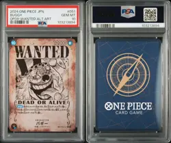 One Piece Card OP09-051 New Emperor Buggy Wanted Japanese PSA 10 - Image 3