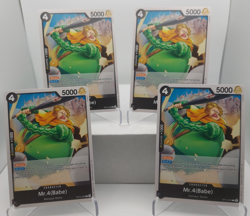 Mr. 4 Playset - OP14-093 x4 - The Azure Sea's Seven - One Piece TCG - English - Image 1