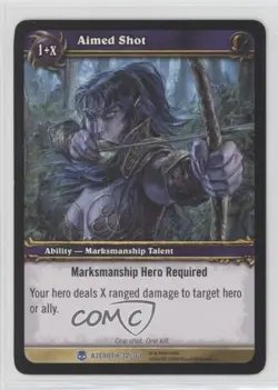 2006 World of Warcraft TCG: Heroes of Azeroth Aimed Shot #32 - Image 1