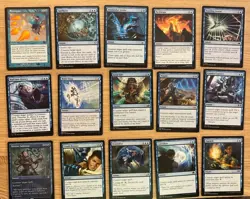 Budget Custom Commander MTG DECK Mono Blue Counterspell Kindred With Baral - Image 3